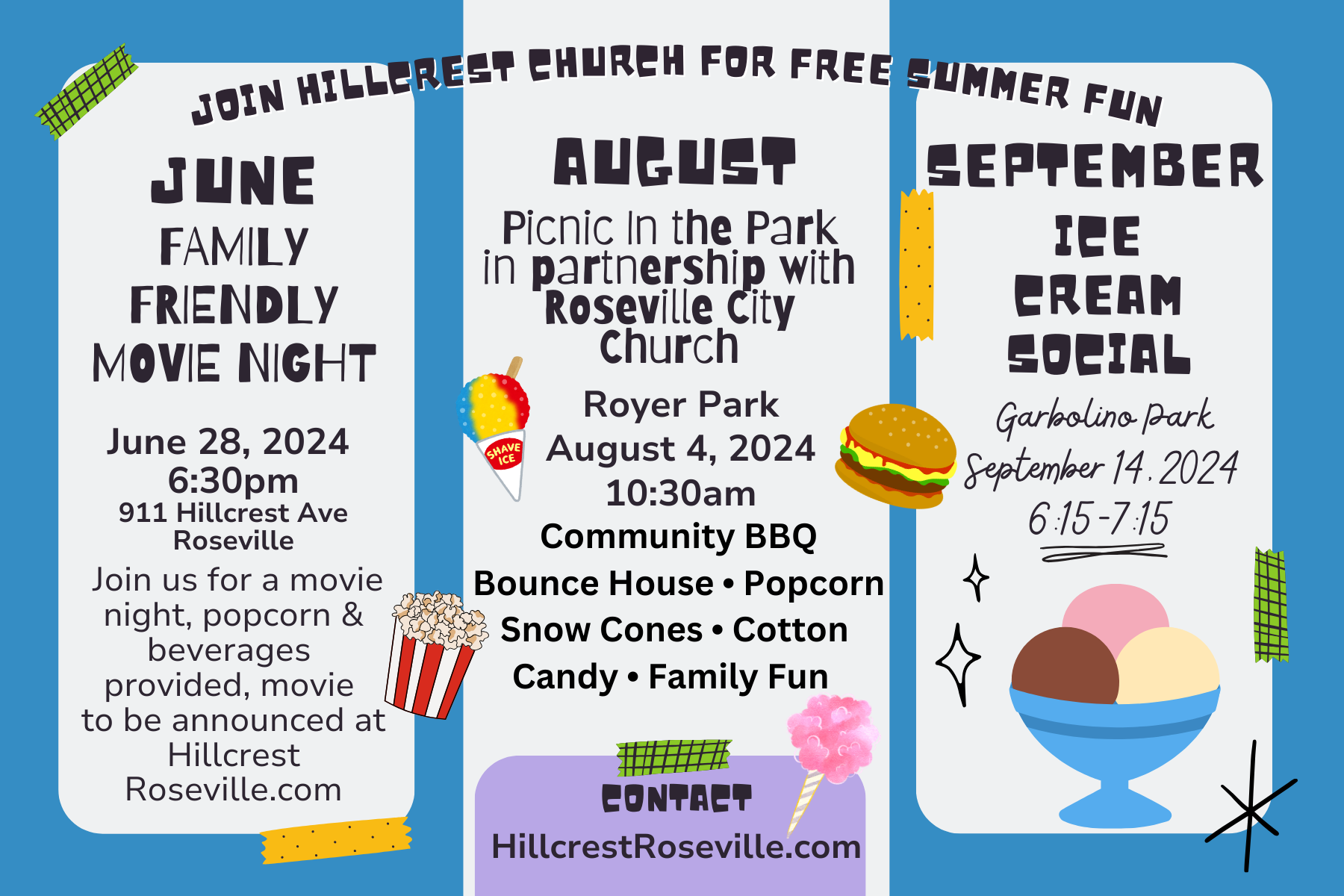 Free Summer Fun Flyer